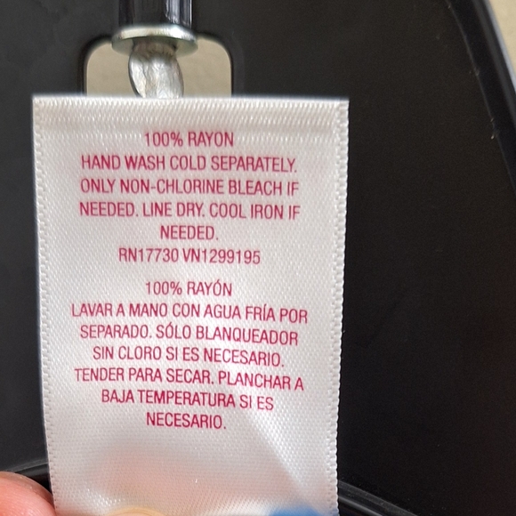 Xhilaration Summer Blouse – Green & Blue Leopard Print, Size L - Picture 6 of 10